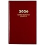 AT-A-GLANCE Standard Hardcover 2026 Daily Diary, 7.75" x 12", Ruled, Red (SD376-13-26)~#|#~08AE80E3-62E1-469A-9B8424F9290026D4_sc7