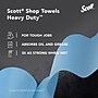 Scott Shop Towels Heavy Duty, 10.4" x 11", Blue, 60 Sheets/Roll, 12 Rolls/Carton (32992)~#|#~08AF8239-E821-44E6-9AF18FDEBDEDF3EC_sc7