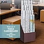 AdirOffice 20-Slot Roll File, 22"H x 12"W x 15"D, Walnut (628)~#|#~08B4F1A6-016B-4199-AF5FB477B426F40E_sc7