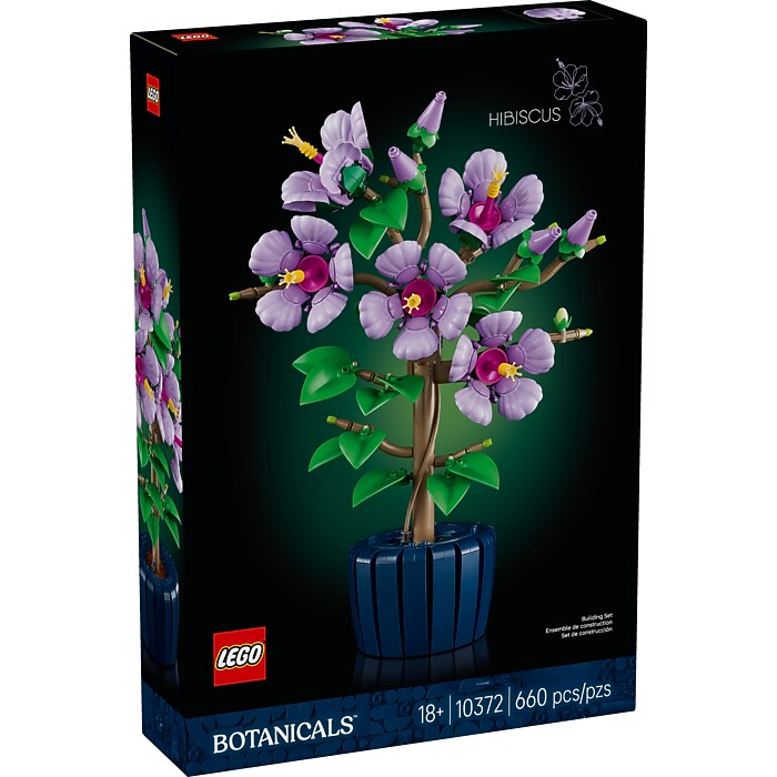LEGO Botanicals Hibiscus Flower, 660 Pieces (10372) | Staples