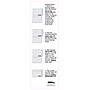 Tabbies Cov-R-Tabs Hanging File Folder Tabs, White, 50/Pack (55990)~#|#~08C0EA92-464B-4229-996837B9CB11F93B_sc7