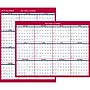 2026 AT-A-GLANCE 16" x 12" Yearly Wet-Erase Wall Calendar, Reversible, White/Red (PM330B-28-26)~#|#~08C80B2A-90A0-4B75-8D3469E25E3D5C76_sc7
