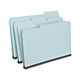 Staples 60% Recycled Heavyweight File Folders, 1/3-Cut Tab, Legal Size, Light Blue, 25/Box (ST621318)~#|#~08CF7BCB-1345-4755-9D2653A3FDE0D250_sc7