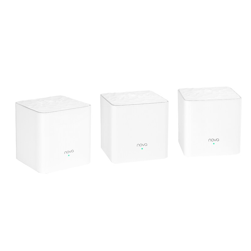 Tenda AC1200 1200Mbps Dual Band Mesh WiFi 5 System, White, 3/Pack (MW3-3) image 1