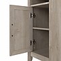 Bush Furniture Key West 30" Small Storage Cabinet with Door and 3 Shelves, Washed Gray (KWS116WG-03)~#|#~08D7CECE-C6DD-4007-B8E821B86588E6D0_sc7