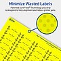 Avery Laser/Inkjet Multipurpose Rectangle Labels, 0.5" x 1.75", Neon Yellow, 1200/Pack (94204)~#|#~08D85CE5-8834-4EE7-8D9D9276F1087171_sc7