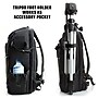 USA GEAR S Series DSLR Camera Backpack with Laptop Compartment, Black and Purple (GRSLS17100PREW)~#|#~08D96ADF-2572-4972-90D7943E273A2C7F_sc7