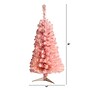 Nearly Natural Pink Artificial Christmas Tree, 3' (T3303)~#|#~08DE354F-5D6B-4DFB-AD70901662A2A853_sc7