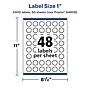 Avery Laser/Inkjet Multipurpose StarburstLabels, 1" Dia, Glossy Clear, 2400/Box (94606)~#|#~08DEDA1C-A20D-448B-84A14E0CC022467F_sc7