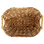 Household Essentials Water Hyacinth Seagrass Scoop Basket with Handles, Natural/Black (HE1240)~#|#~08DF4392-3101-47DE-96DE6B0D5281F694_sc7
