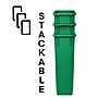 Alpine Industries Polypropylene Recycling Bin with Lid and Dolly, 23 Gallon, Green (ALP477-GRN1-PKD)~#|#~08E27C11-FAC6-47EB-84CA7CDE19C63D11_sc7