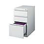 Staples 3-Drawer Mobile Vertical File Cabinet, Letter Size, Lockable,  27.75"H x 15"W x 23"D, Light Gray (ST60427-CC)~#|#~08E8D2E6-78B0-462F-AE053F9CFDF5C40C_sc7
