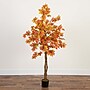 Nearly Natural 5' Autumn Deluxe Maple Artificial Fall Tree (T4744)~#|#~08E92351-6126-4584-BCD1BA529055EAD8_sc7