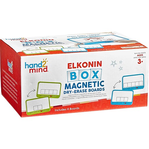hand2mind Elkonin Box DryErase Board Set (94476) Staples