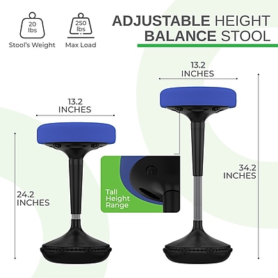 Uncaged Ergonomics Armless Wobble Drafting Chair - Thumbnail 3