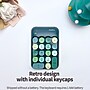 SaharaCase Retro Numeric Keypad Wireless Ergonomic Number Pad, Teal Green (KB48)~#|#~08F18F60-718E-485F-A0B4C5EF960C7FB4_sc7