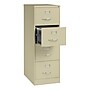 Hirsh Commercial 4-Drawer Vertical File Cabinet, Legal Size, Lockable, 52"H x 18"W x 26.5"D, Putty (14106)~#|#~08F47665-E388-4E18-B431C64DD7591A20_sc7