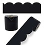 Carson Dellosa Education Rolled Scalloped Bulletin Board Borders, 3" x 65', Black, 3/Bundle (CD-108515-3)~#|#~08F6318D-1A5B-495B-9D1AA810DC5CE10C_sc7