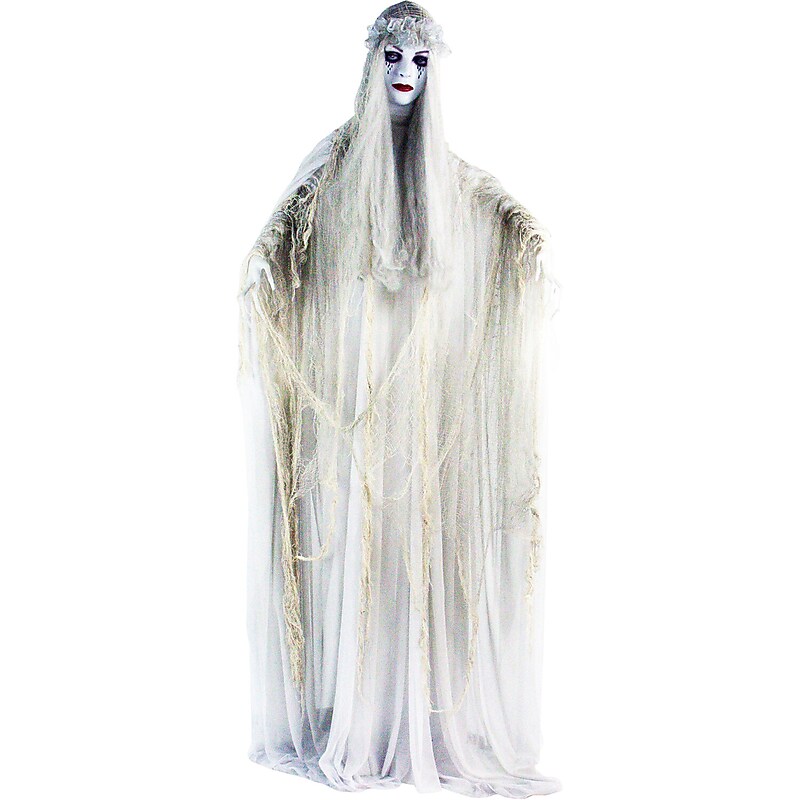Haunted Hill Farm Life-Size Animatronic Ghost Bride (HHLADY-2FLSA) image 1