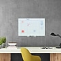 U Brands Floating Glass Dry Erase Calendar Board, Frameless, 35" x 23", White Frosted Surface (2775U00-01)~#|#~0901D00E-88E6-4937-A0E760BA1AB2357F_sc7