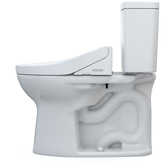 TOTO TCF4744A＃NW1 Toto Drake 1.28 GPF Gravity Flush Toilet in Cotton