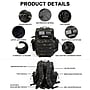 SaharaCase Raider Laptop Backpack, Large, Black Camo (LT00091)~#|#~090349AB-7E0F-421A-9FDBEB89F6D8D5F0_sc7