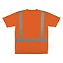 Ergodyne GloWear 8282 High Visibility Short Sleeve T-Shirt, ANSI Type R Class 2, Orange, X-Large (21855)~#|#~09071D4A-EDB3-466D-BD21AC33D60A77F0_sc7