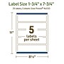 Avery Dissolvable Rectangle Multipurpose Labels, 1.75" x 7.75", Off-white, 25/Pack (94232)~#|#~0908607D-16D4-4CE4-97FA9DC2C60C5BB8_sc7
