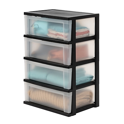 Iris Stackable Wide Chest, 4 Drawer