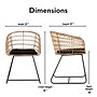 Tommy Hilfiger Graham Rattan Lounge Chair, Black (CHR10089A)~#|#~09132F9C-83E5-4035-AA4848A72C2D61BF_sc7