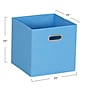 Household Essentials Storage Cubes 23.05 Quart Storage Container, Cardboard, Blue, 6/Pack (820-1)~#|#~091634A3-9373-406C-81F2525499B67DFA_sc7
