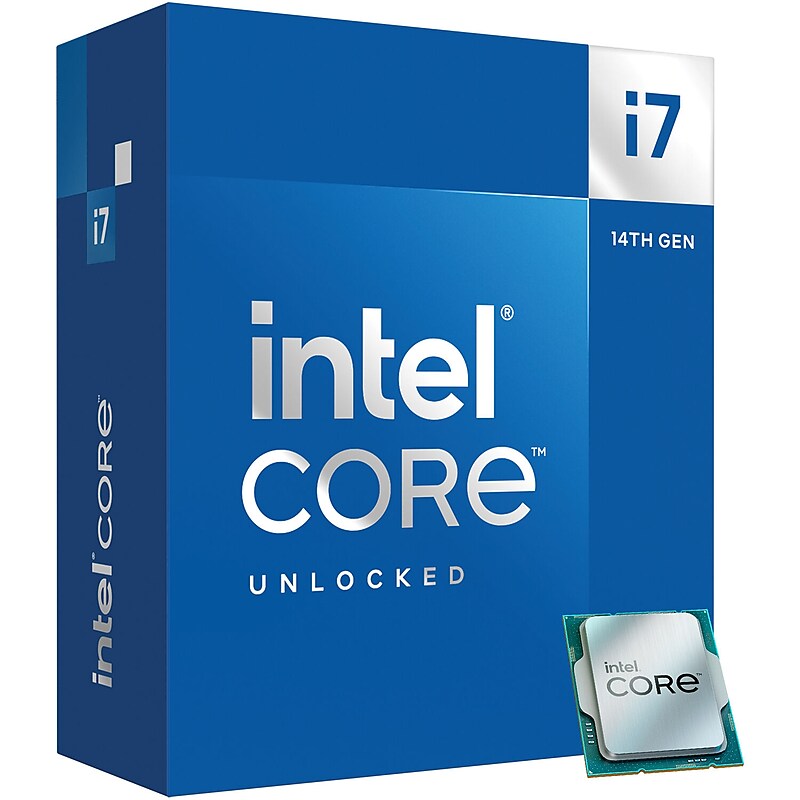 Intel Core i7-14700F 14th Gen 20-core 2.1Ghz Computer Processor, Socket FCLGA1700 (BX8071514700F) image 1