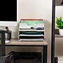 Mind Reader 5-Compartment Plastic Desk Tray, Beige (ANCHBOX5-BEI)~#|#~0918641C-3921-4167-A3B27E7F106A8F41_sc7