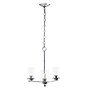Lalia Home 3-Light 15" Classic Clear Glass and Metal Hanging LED Pendant Chandelier, Chrome (LHP-3012-CH)~#|#~09231A57-BA93-4821-A92535E862CF95C9_sc7