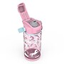 Zak! Beacon Fanciful Unicorns Plastic Double Wall Insulated Water Bottle, 16 oz., Pink (001-000-030)~#|#~092BA588-F4F1-428C-884C79E34A741A3F_sc7