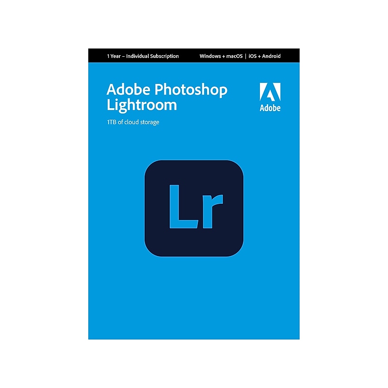 Adobe Photoshop Lightroom for Windows/macOS/Android/iOS, 1 User [Download] image 1