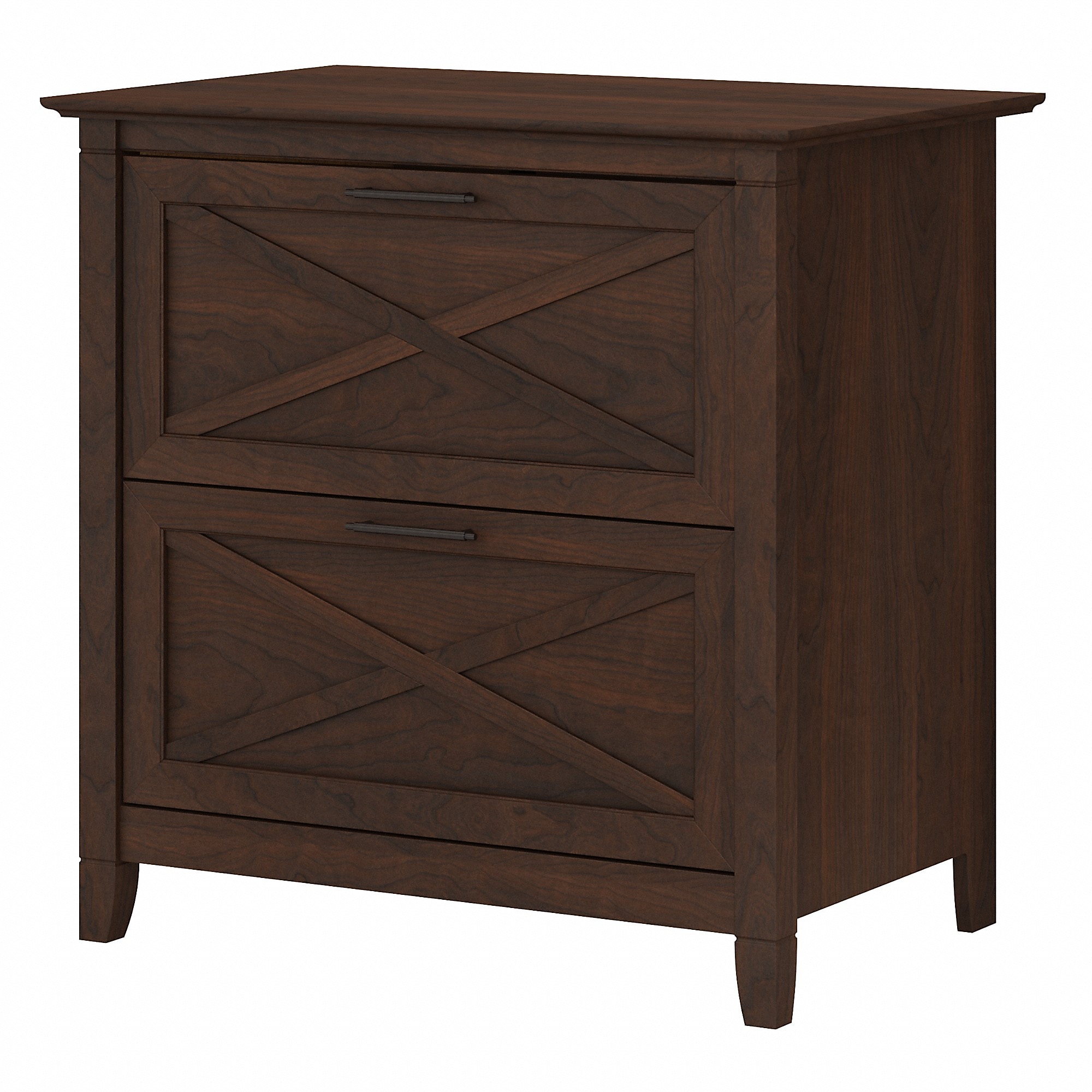 Bush Furniture Key West 2 Drawer Lateral File Cabinet, Bing Cherry (KWF130BC-03) Sansujyuku sansujyuku.com