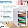 AdirOffice 11-Compartment Literature Organizer, White (500-11-WHI)~#|#~09378ED6-DBE4-4B1D-8974BC628035ED33_sc7