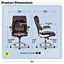 Serta Morrisen Ergonomic Faux Leather Executive Chair, Brown (52958-BRN)~#|#~09395E18-E805-4FA4-B6F6C55555F6E33F_sc7