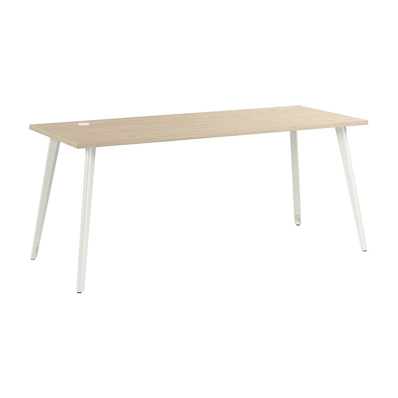 Bush Business Furniture Vista 72"W Computer Desk, Natural Elm (VSD172NE) image 1