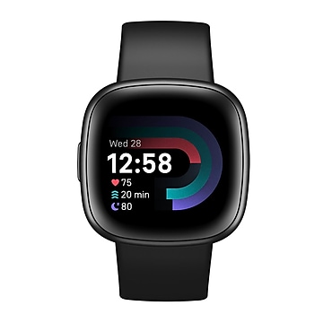Fitbit Inspire 3 Smart Watch, GPS, 38mm, Aluminum Case, Black