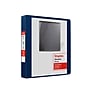 Staples 1 1/2" 3-Ring View Binder, D-Ring, Navy Blue (55419/26439)~#|#~0942D6B3-5F8B-4070-8F751F2396760CD2_sc7