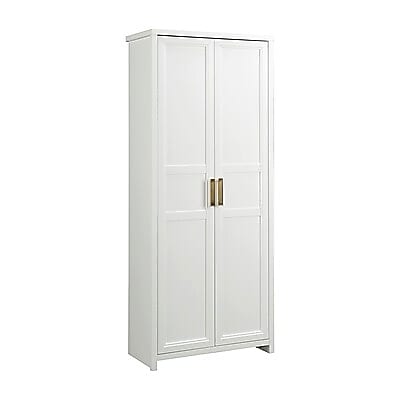Sauder Select 71″H Storage Cabinet with 4 Shelves, White (443650) Simolary simolary.com