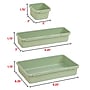Staples 8-Piece Plastic Drawer Organizer Set, Sage Green (ST63891)~#|#~094B665C-5D34-45AA-98FFDBADB710BB9F_sc7