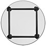 Regency Kee 48" Round Laminate Breakroom Table, Ash Grey/Black (TBF48RNDAGBK)~#|#~094BB82B-4599-444C-9E9F0784272F06DD_sc7