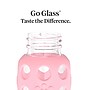 Lifefactory 4 oz. Glass Baby Bottle with Silicone Sleeve, Stage 1 Nipple, Stopper & Cap, Pink (LF110003C4)~#|#~094C3F1E-D13D-4C90-81D613DE8FDBFA67_sc7