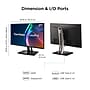 ViewSonic ColorPro 27" QHD 120Hz LCD Monitor, Built-In Speaker, Height Adjustable, Universal Docking Station, Black (VP2756A-2K)~#|#~0954010C-0AC3-4AF8-9765211F837B4AAF_sc7