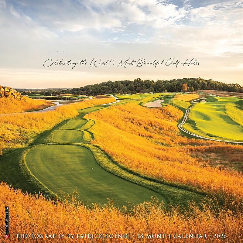 2026 Willow Creek Golf 12" x 12" Monthly Wall Calendar (55816X) image 1