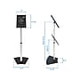 Mount-It! Adjustable Anti-Theft iPad Tablet Floor Stand, Matte Black/Silver (MI-3783_G10)~#|#~09556A85-2042-4607-AB8C9C2736DA4C20_sc7