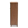 Baxton Studio Coolidge 5-Shelf Shoe Cabinet, Walnut (156-9389-HiT)~#|#~095692F1-2FB9-4D19-9756B6345F253D6F_sc7